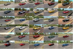 ATS Jazzycat Mod: Classic Cars AI Traffic Pack by Jazzycat V9.0.6 (Featured)