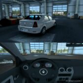 ETS2 Renault Car Mod: Logan 2011 1.46 (Image #3)