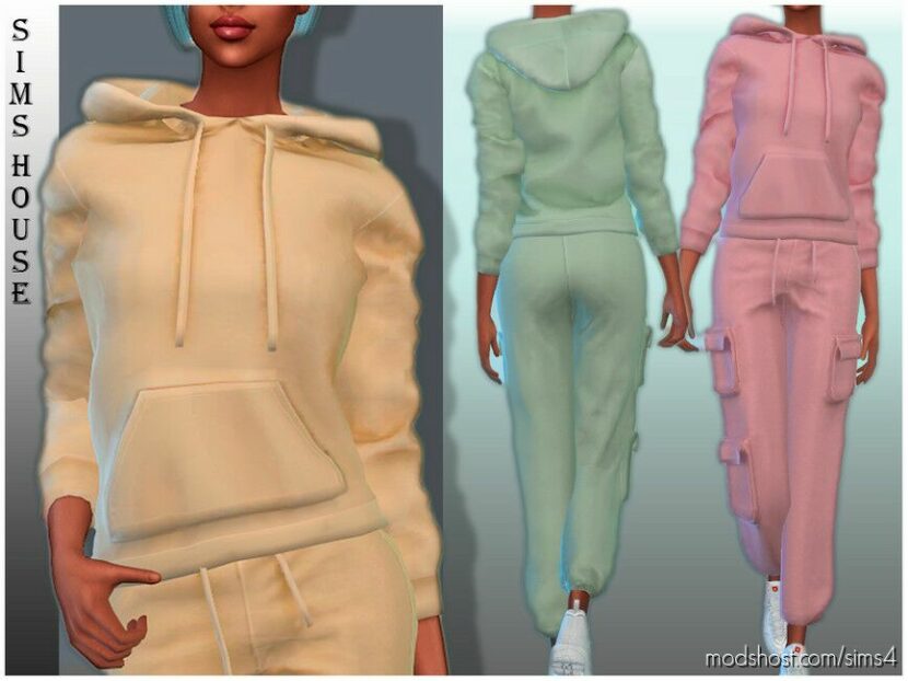 Sims 4 Female Clothes Mod: Women's Sweatshirt (Featured)