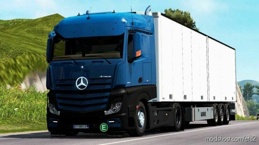 ETS2 Mercedes-Benz Truck Mod: Mercedes Actros MP4 1.46 (Featured)