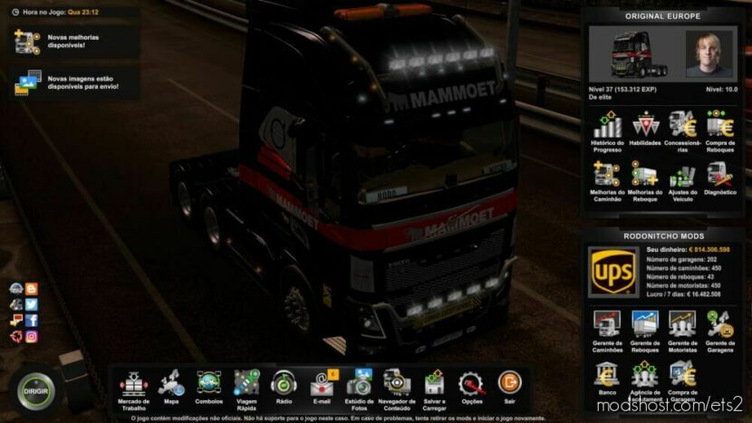 ETS2 Save Mod: Profile Original Europe 1.46.2.20S (Featured)