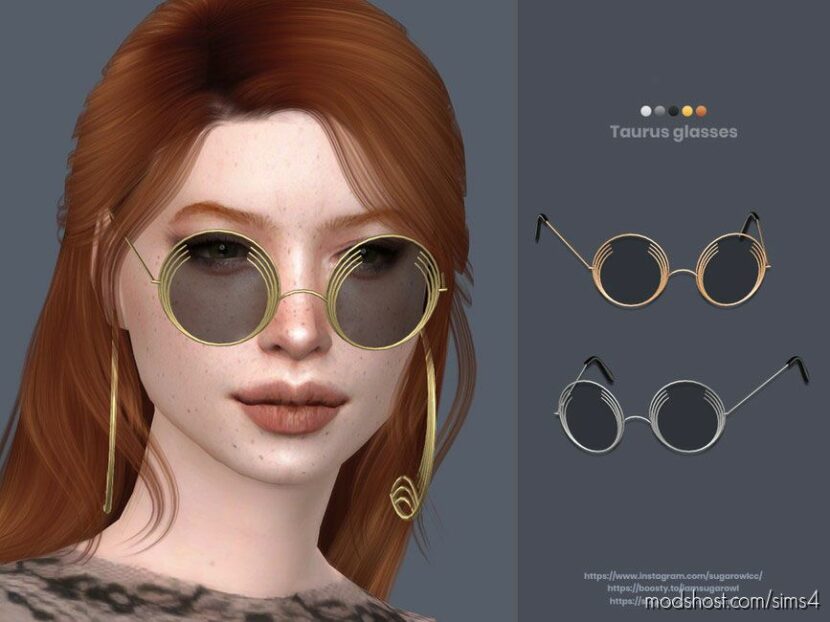 Sims 4 Male Accessory Mod: Taurus glasses (Featured)