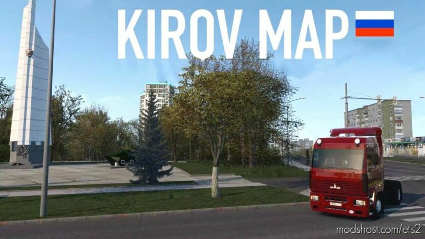 ETS2 Map Mod: Kirov and Kirov Region V1.3 Free (Featured)