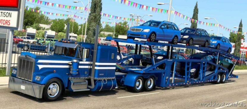 ATS Standalone Mod: SUN Valley CAR Carrier Ownable Trailer 1.46 (Featured)