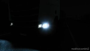 ETS2 Headlights Part Mod: Blue Headlights Mod 1.46 (Image #3)