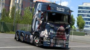 ETS2 Scania Mod: Chainsaw MAN Skin (Image #2)