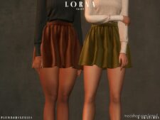 Sims 4 Adult Clothes Mod: LORNA Sweater + Skirt (Image #2)