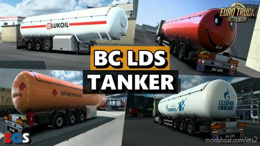 ETS2 Mod: BC LDS Tanker Trailer 1.46 (Featured)