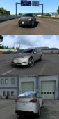 ETS2 Tesla Car Mod: Model Y 2021 1.46 (Featured)