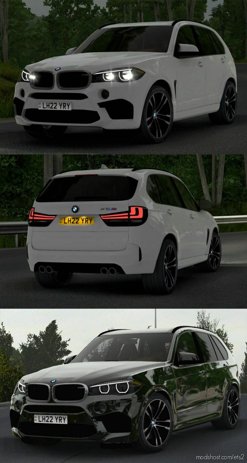 ETS2 BMW Car Mod: X5M F85 V2.1 1.47 (Featured)