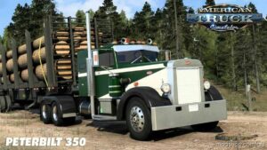 ATS Peterbilt Truck Mod: 350 V1.0.1 1.46 – 1.47 (Featured)