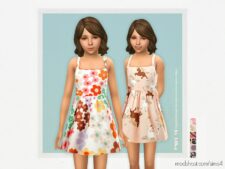 Sims 4 Female Clothes Mod: Fabienne Dress (Featured)