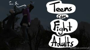 Sims 4 Mod: Teens can Fight Adults (Featured)