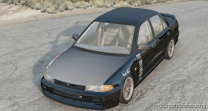 BeamNG Mitsubishi Car Mod: Lancer Glxi 1995 (Featured)