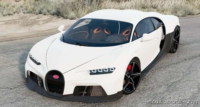 BeamNG Bugatti Car Mod: Chiron Super Sport 300Plus 2019 (Featured)