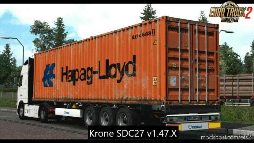 ETS2 Krone Mod: SDC27 Trailer 1.47 (Featured)