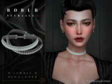 Sims 4 Accessory Mod: Diamond Choker Necklace (Featured)