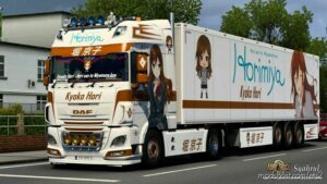 ETS2 DAF Mod: XF 106 Kyouko Hori – Hori SAN To Miyamura KUN Combo Skin (Image #2)