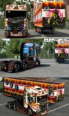 ETS2 Scania Mod: Bike Riders Skin (Image #2)