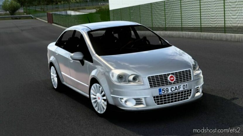 ETS2 Fiat Car Mod: Linea 1.47 (Featured)