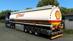 ETS2 Standalone Trailer Mod: Vanhool Chemical Cistern 1.47 (Image #2)