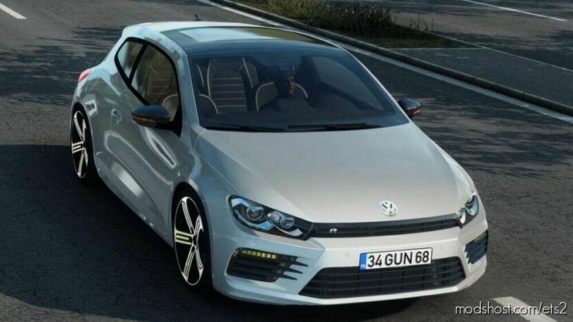 ETS2 Volkswagen Car Mod: Scirocco 1.47 (Featured)