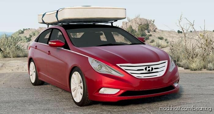 BeamNG Hyundai Car Mod: Sonata Sonic Silver (Featured)