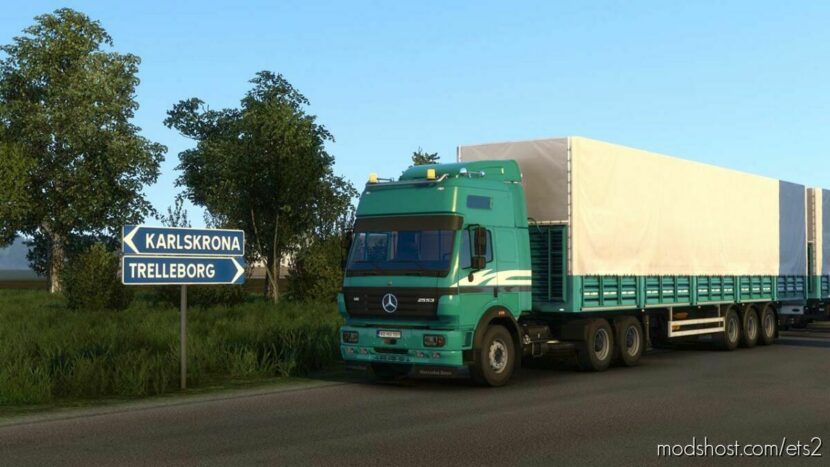 ETS2 Standalone Mod: Ownable Opentop Trailer 1.46 (Featured)