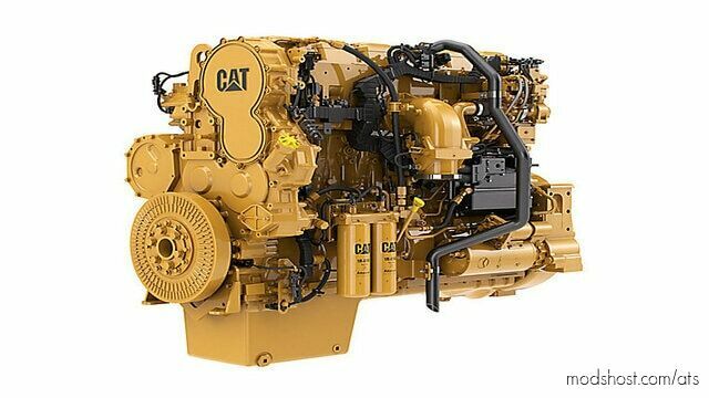 ATS Engines Part Mod: Caterpillar C18 Engine For ALL Trucks V4.0 1.46 (Featured)