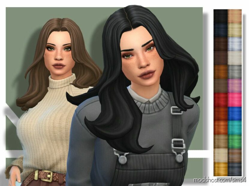 Sims 4 Female Mod: Dolly Hairstyle (Featured)