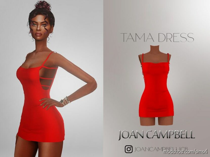 Sims 4 Everyday Clothes Mod: Tama Dress (Featured)