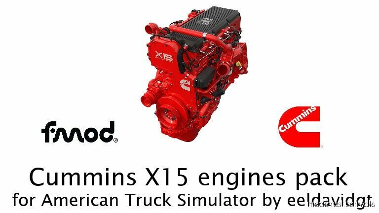 ATS Engines Part Mod: Cummins X15 Engines Pack By Eeldavidgt (Featured)