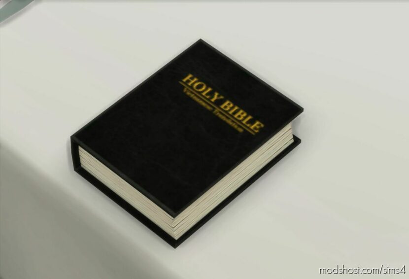 Sims 4 Object Mod: Functional Bible (Featured)