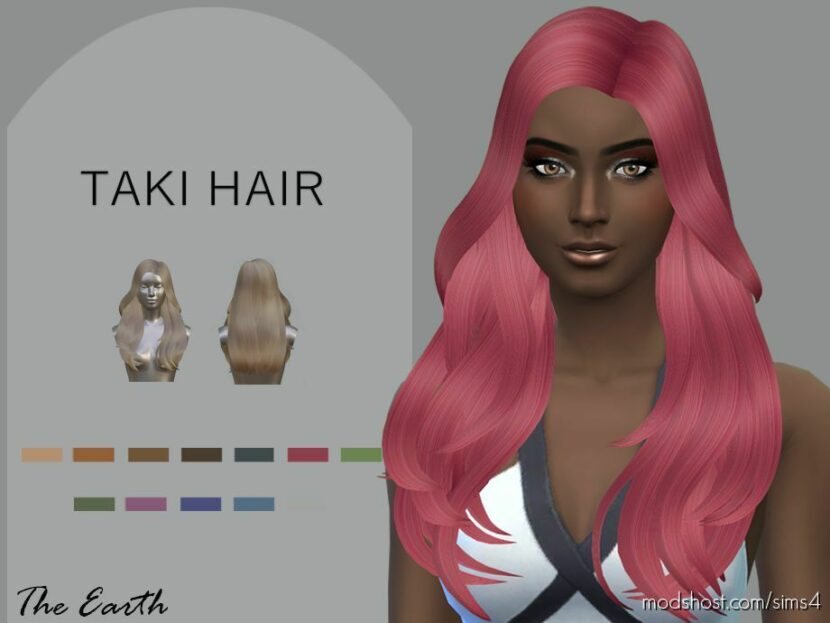 Sims 4 Female Mod: Taki Hair (Featured)