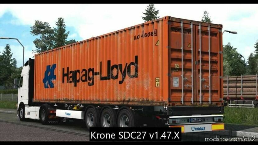 ETS2 Krone Mod: SDC27 Ownable Trailer 1.47 (Featured)