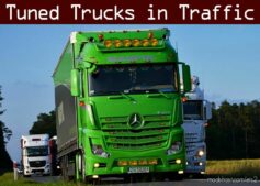 ETS2 Standalone Mod: Tuned Truck Traffic Pack by Trafficmaniac V7.1.6 (Featured)