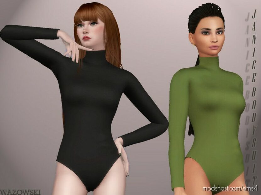 Sims 4 Adult Clothes Mod: Janice Bodysuit (Featured)