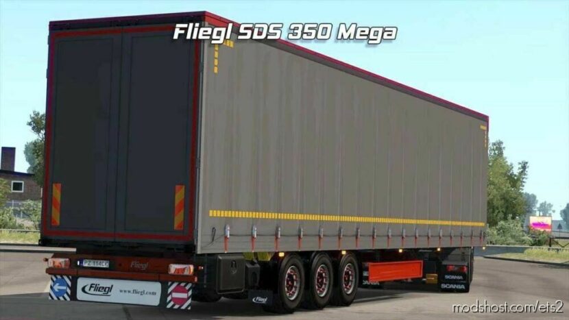 ETS2 Fliegl Mod: SDS 350 Mega Trailer V2.3 1.47 (Featured)