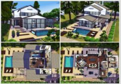 Sims 4 Mod: Modern House 24 No CC (Image #2)