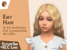 Sims 4 Female Mod: Emy Hair (Featured)