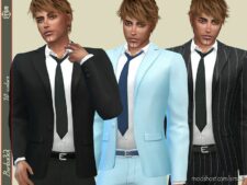 Sims 4 Teen Clothes Mod: Fernando Set (Jacket+Pants) (Featured)