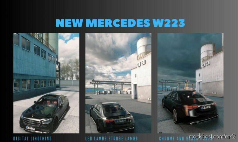 ETS2 Mercedes-Benz Car Mod: Mercedes S-Class 2022 Full Body KIT Mega Pack 1.46/1.47 (Featured)