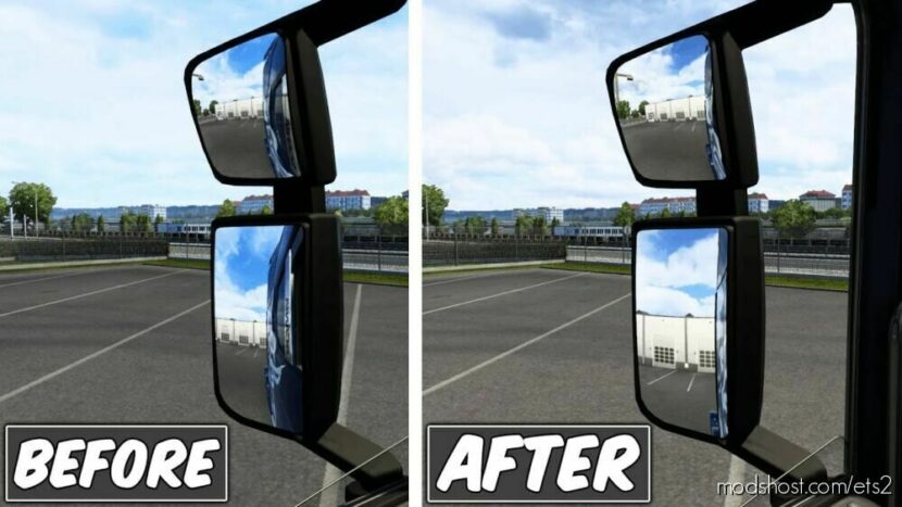 ETS2 Mod: Fixed Mirror FOV (Featured)