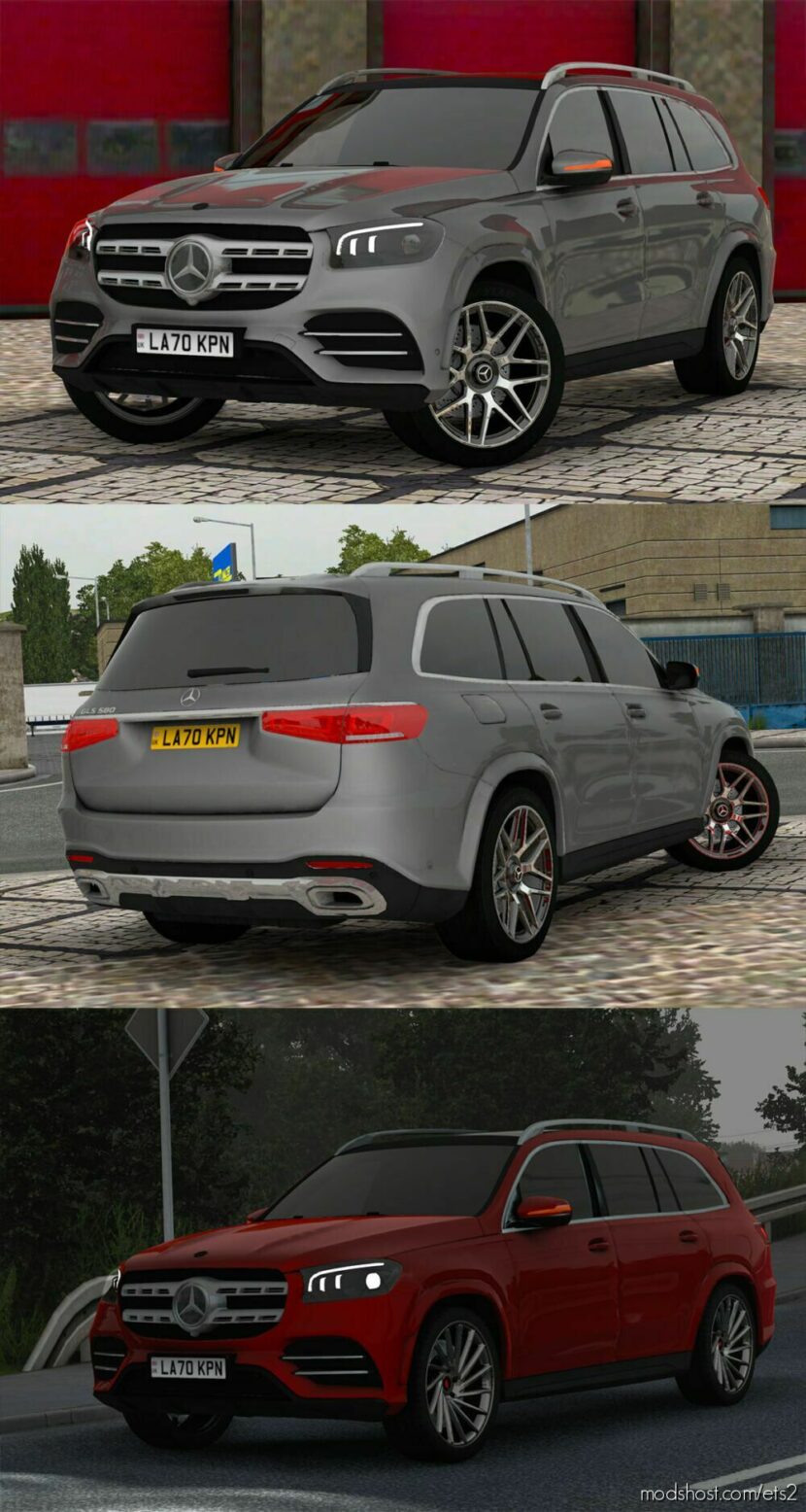 ETS2 Mercedes-Benz Car Mod: X167 Gls-Class V1.7 1.47 (Featured)