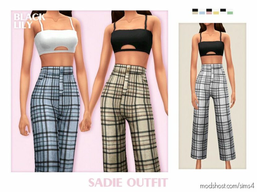 Sims 4 Elder Clothes Mod: Sadie Outfit (Featured)