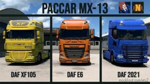 ETS2 DAF Sound Mod: Paccar MX 13 For DAF Trucks V2.6 1.46/1.47 (Featured)