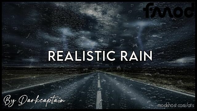 ATS Rain Weather Mod: Realistic Rain V4.5 (Featured)