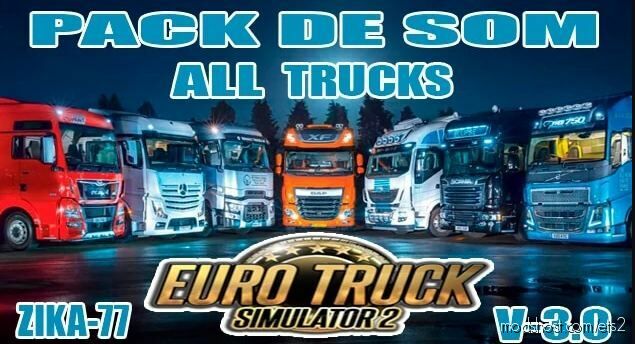 ETS2 Mod: ALL Trucks Sound Pack V3.0 1.47 (Featured)