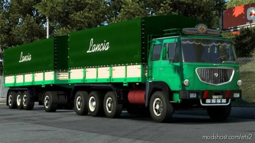 ETS2 Truck Mod: Lancia Esagamma E Series + Trailer V2.1 1.46/1.47 (Featured)