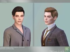 Sims 4 Adult Mod: Slicked Back Hairstyle for Men (Featured)